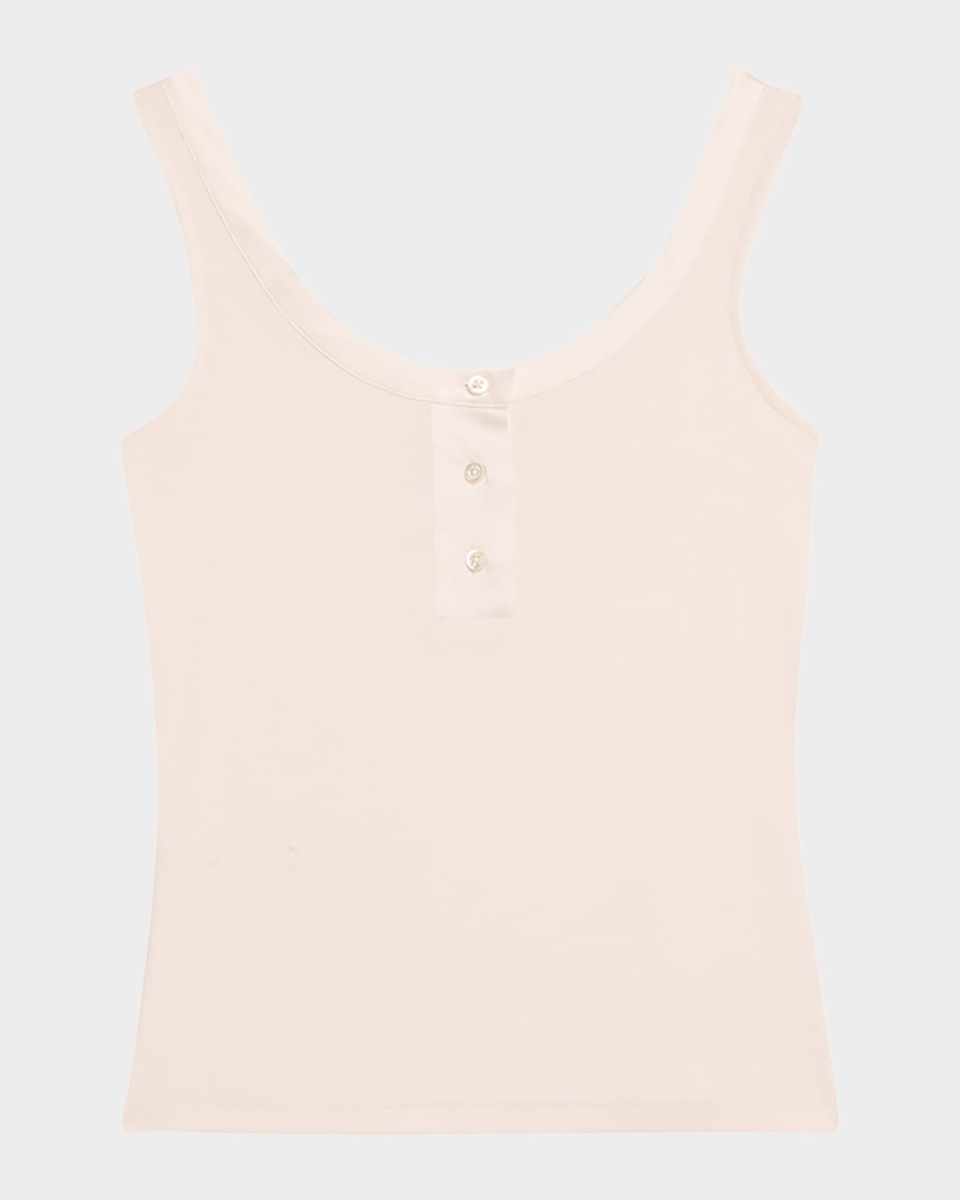 The Satin Trim Tank Top